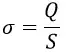 Формула плотности заряда на одной из пластин плоского конденсатора