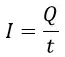 Формула для постоянного электрического тока