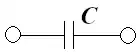 Низкочастотная эквивалентная схема замещения конденсатора