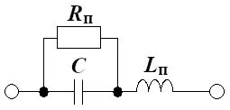 Высокочастотная эквивалентная схема замещения конденсатора